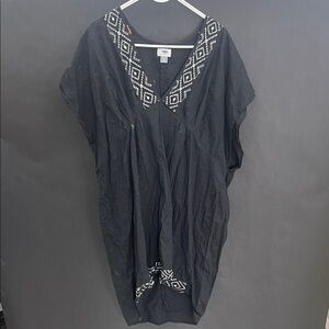 Old Navy Black Shirt with White Accents